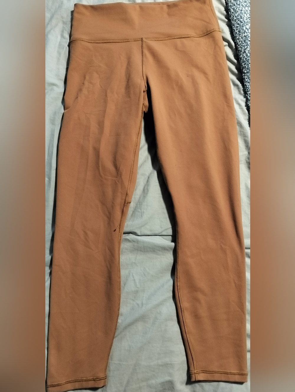 Fabletics High-Waist Leggings in Rust Brown